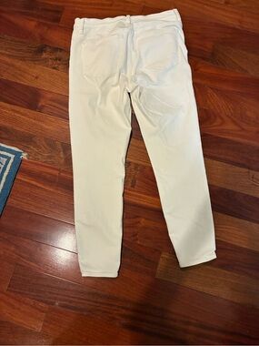 J. Crew Women's White Slim Tapered Jeans